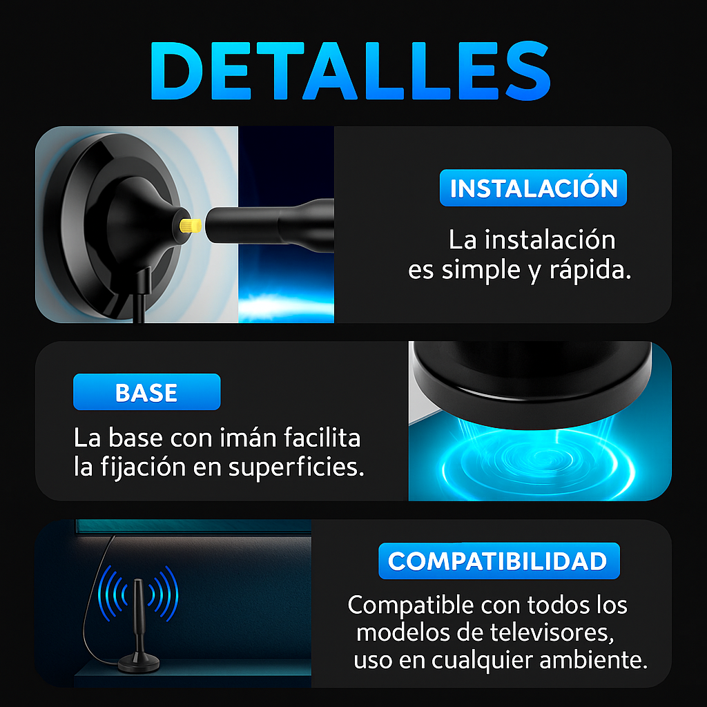 Antena All-Tech - Bono Exclusivo 4K Ultra HD