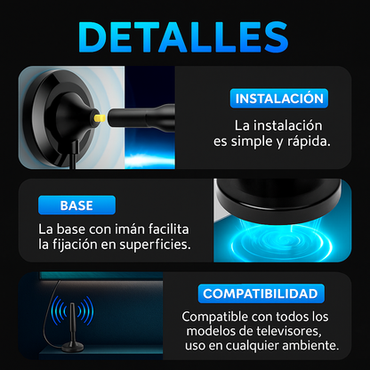 Antena All-Tech - Bono Exclusivo 4K Ultra HD
