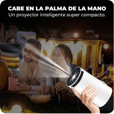 Proyector Portátil 4K HY300 + Dos Controles